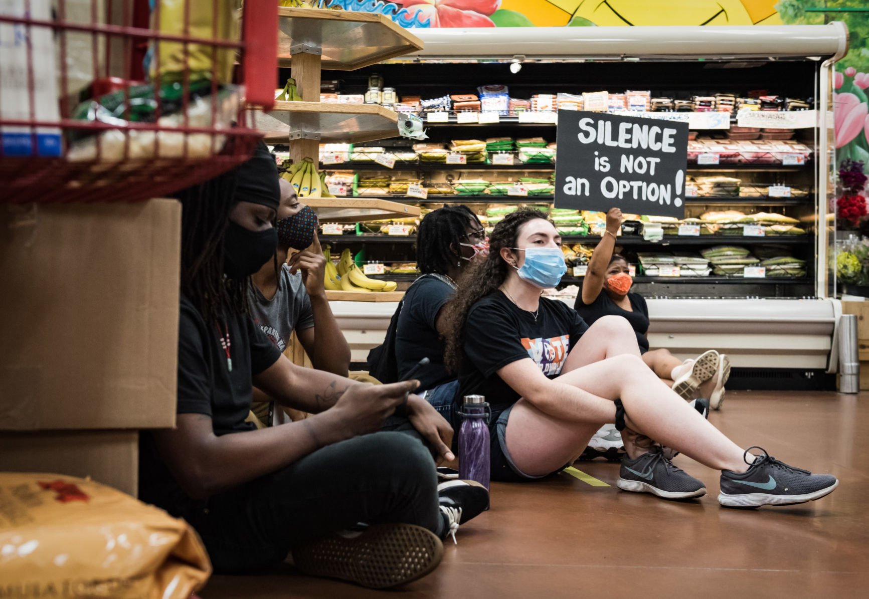 Sit-In Protest at Trader Joe's